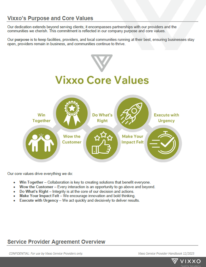 Service Provider Handbook page 2