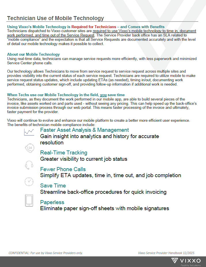 Service Provider Handbook page 6