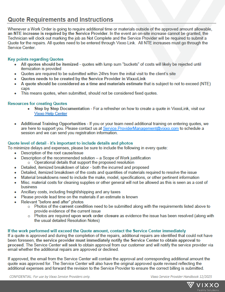 Service Provider Handbook page 7