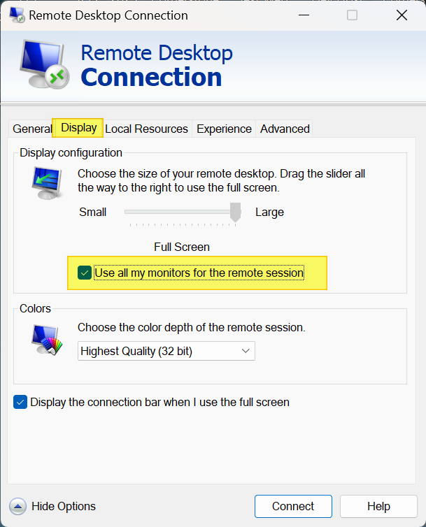 A screenshot of a remote desktop

Description automatically generated