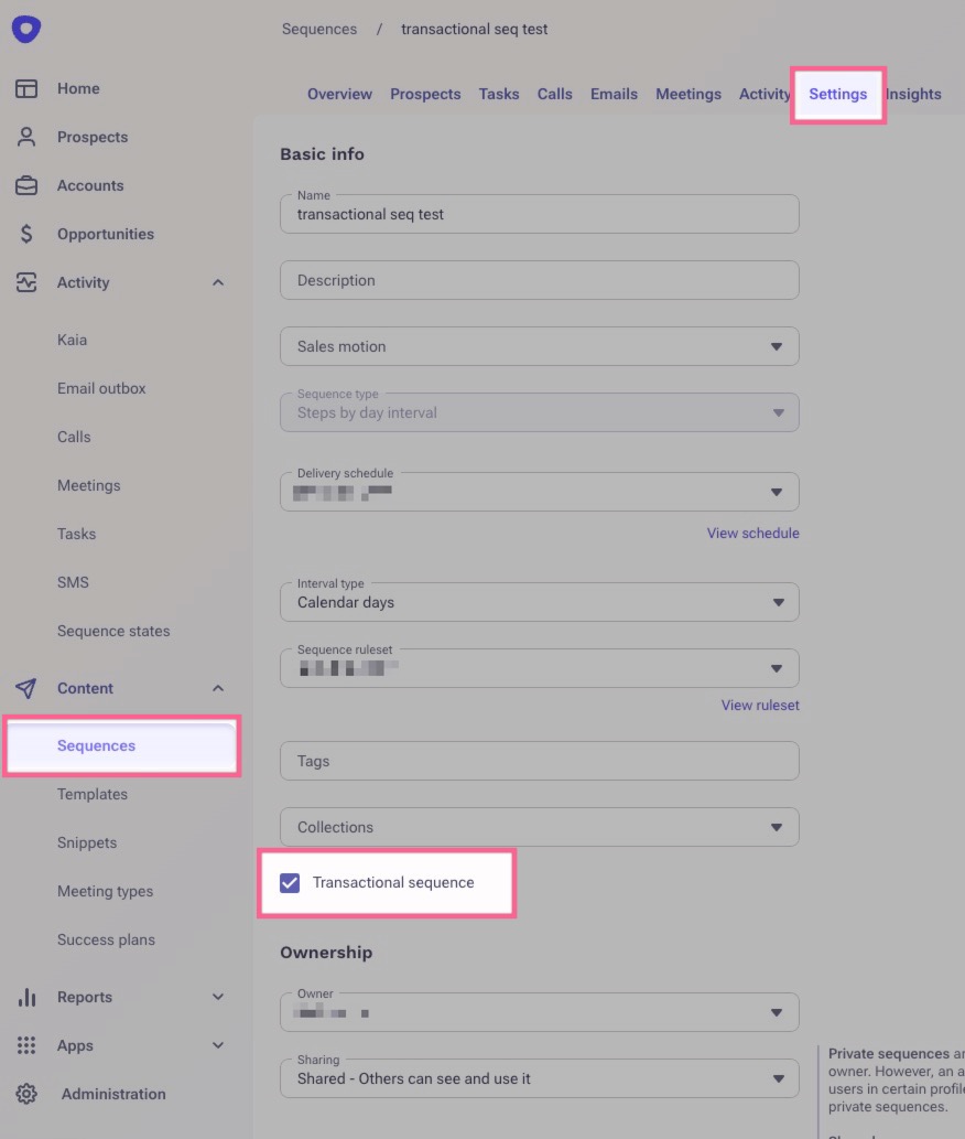 transactional seq test - Sequences - Outreach 2024-02-01 at 9.44.50 AM