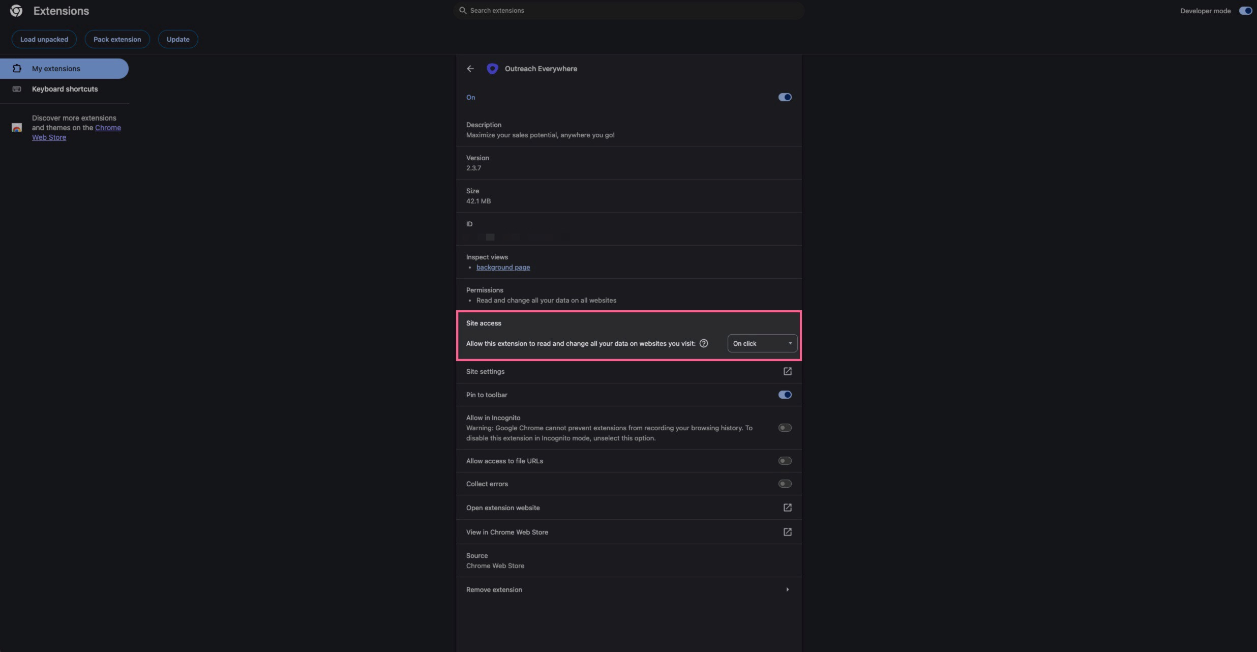 Extensions - Outreach Everywhere 2023-12-14 at 1.31.01 PM