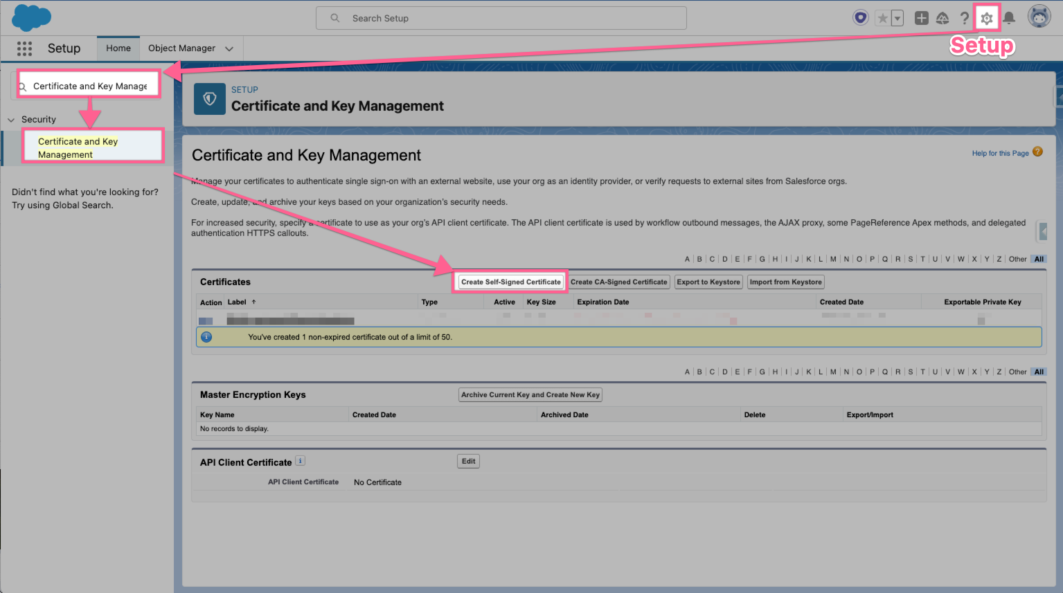 Certificate and Key Management Salesforce 2024-04-25 at 1.03.52 AM