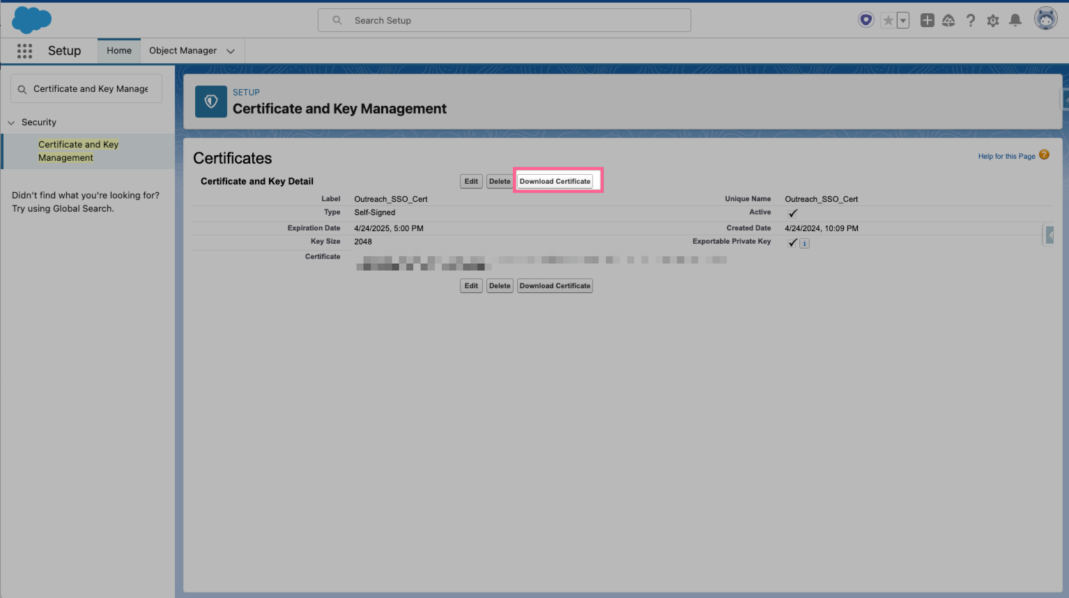 Certificate and Key Management Salesforce 2024-04-25 at 1.10.50 AM