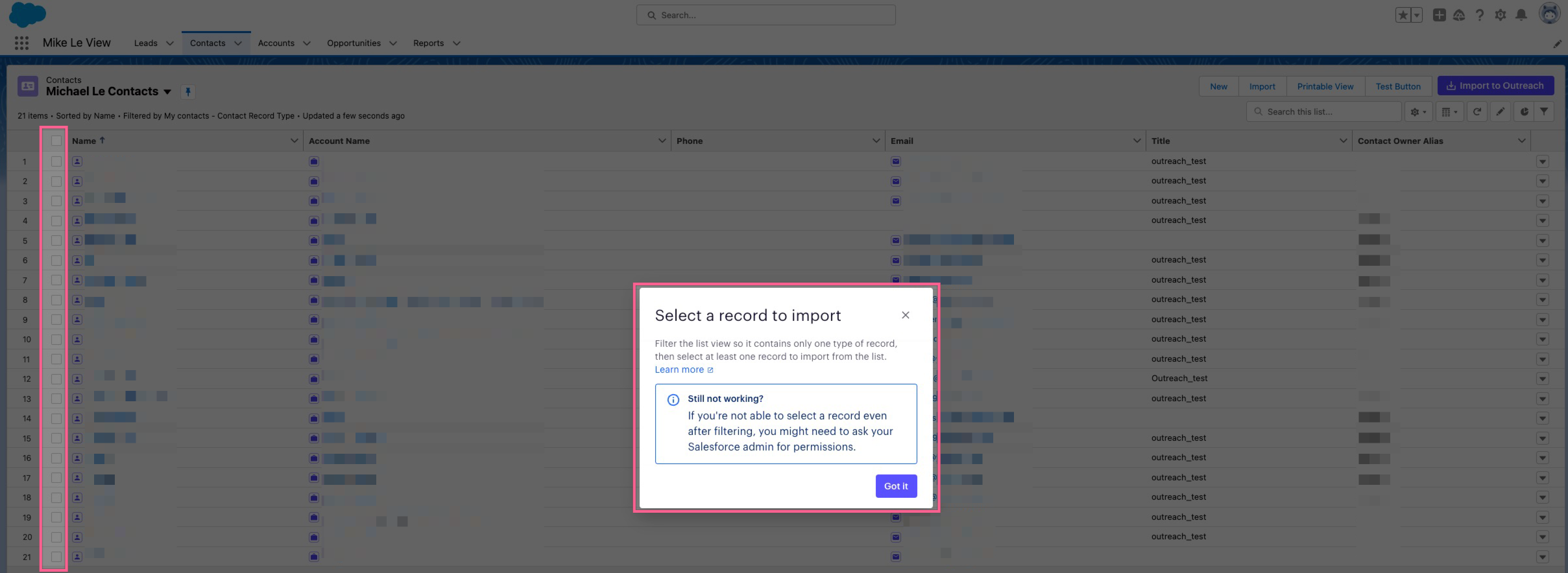 Michael Le Contacts Contacts Salesforce 2023-04-03 at 1.52.44 PM