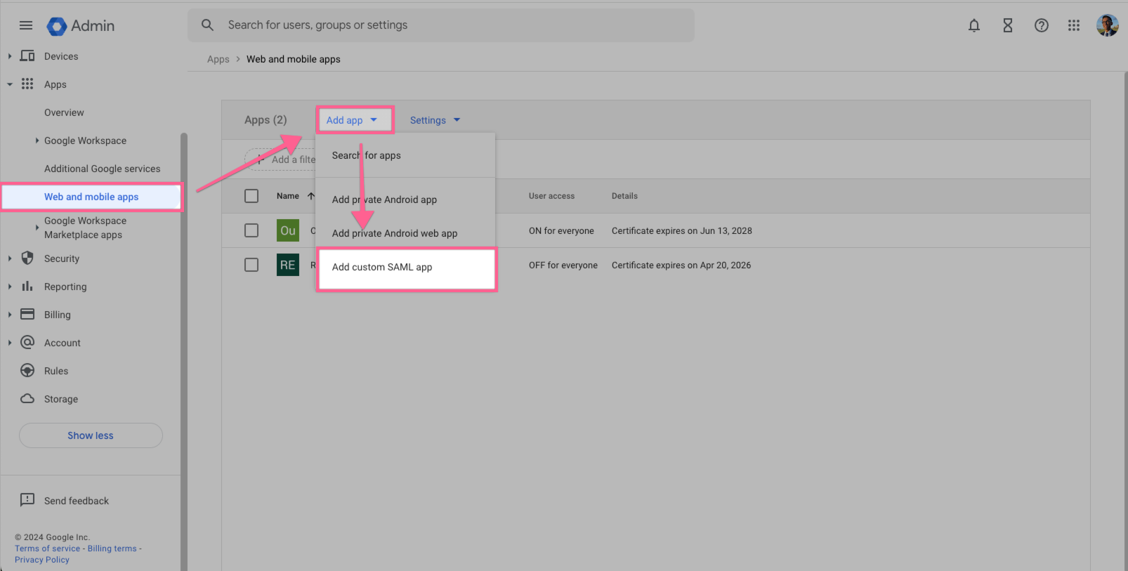 Admin console - Web and mobile apps 2024-04-26 at 12.40.21 AM