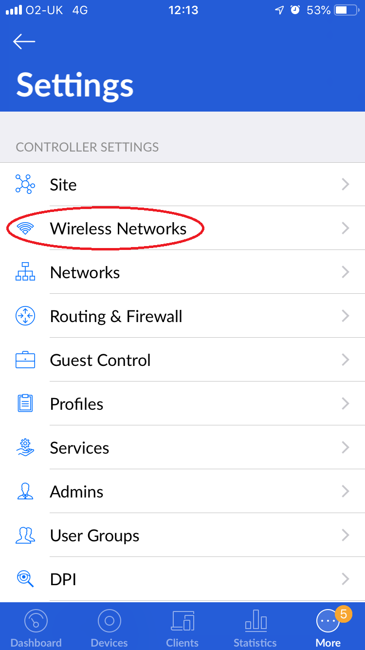 UniFi App Traffic Bandwidth Limits UniFiCloud