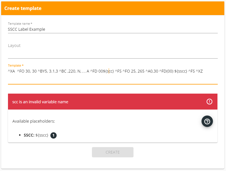 Managing ZPL Printing Templates for SSCCs (Serialized Logistics