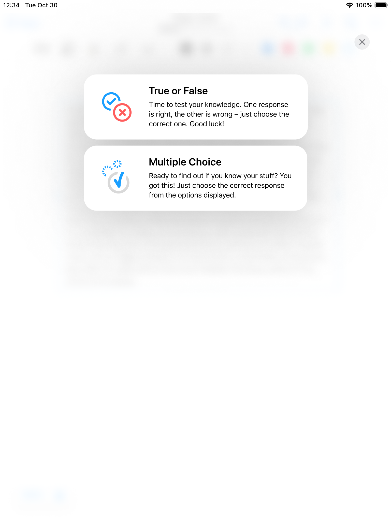 How to use Nebo AI "Quiz" beta feature MyScript Support