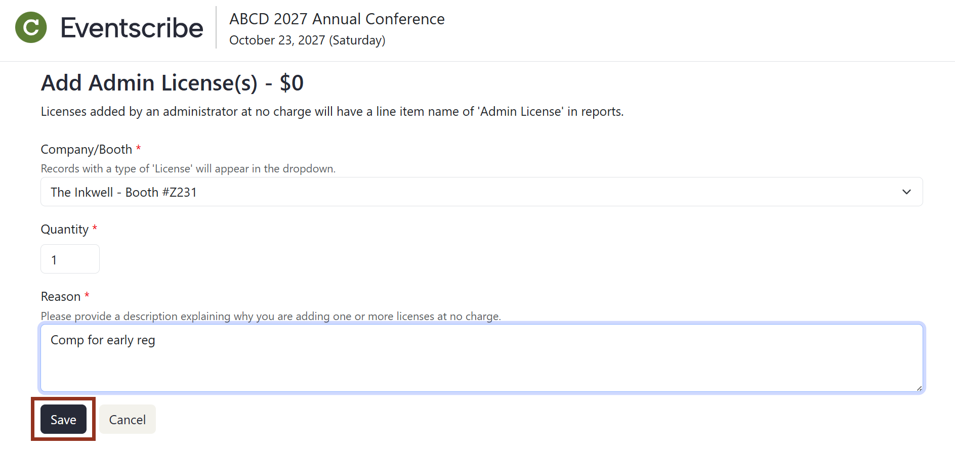 Add Admin Licenses for Zero Dollars.