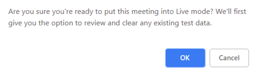 Click OK to continue.