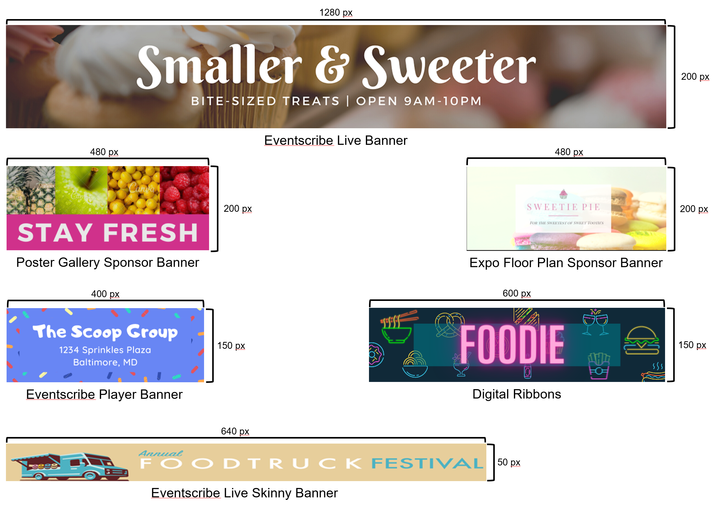Image of the Eventscribe Website Graphics.