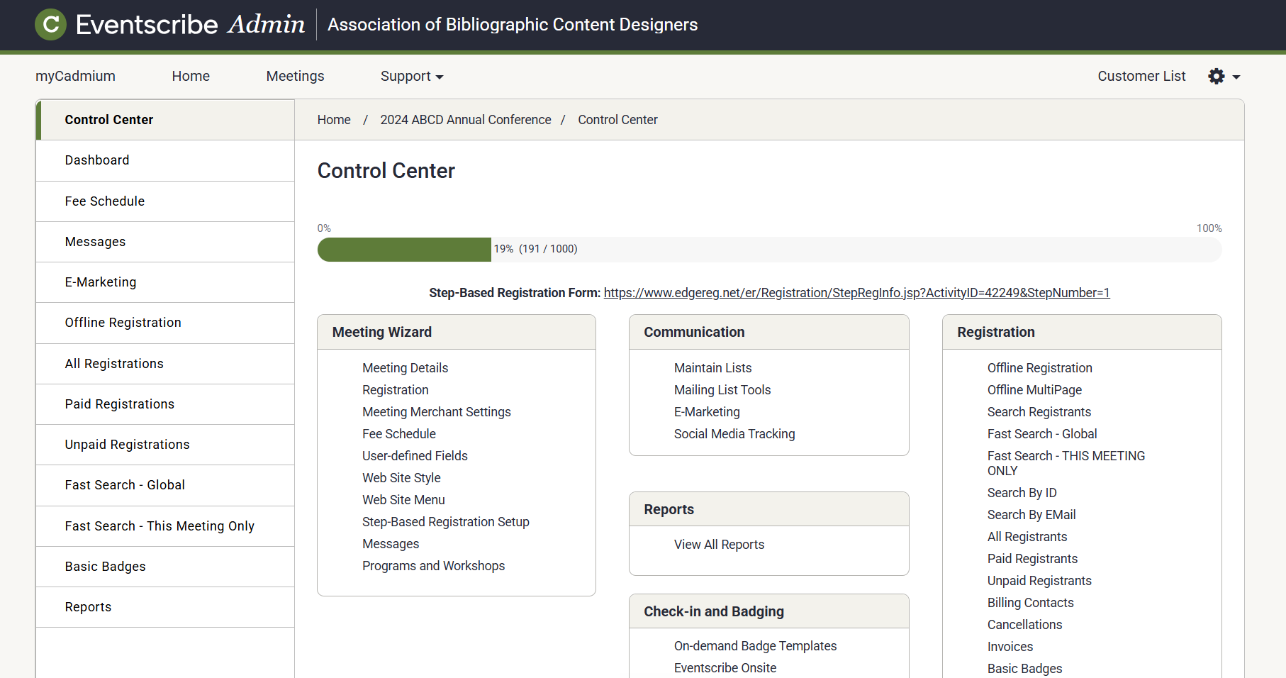 Updated branding in Eventscribe Registration