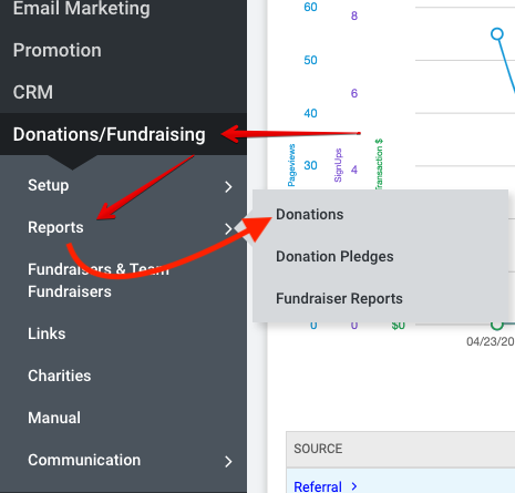 View Donation Reports Runsignup Helpdesk