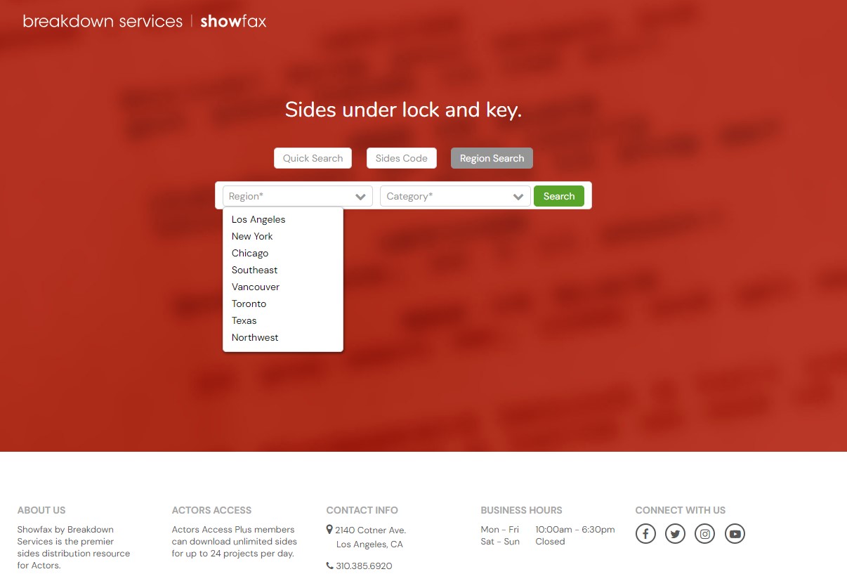 Actors How To Access Sides Breakdown Express Actors Access Solutions