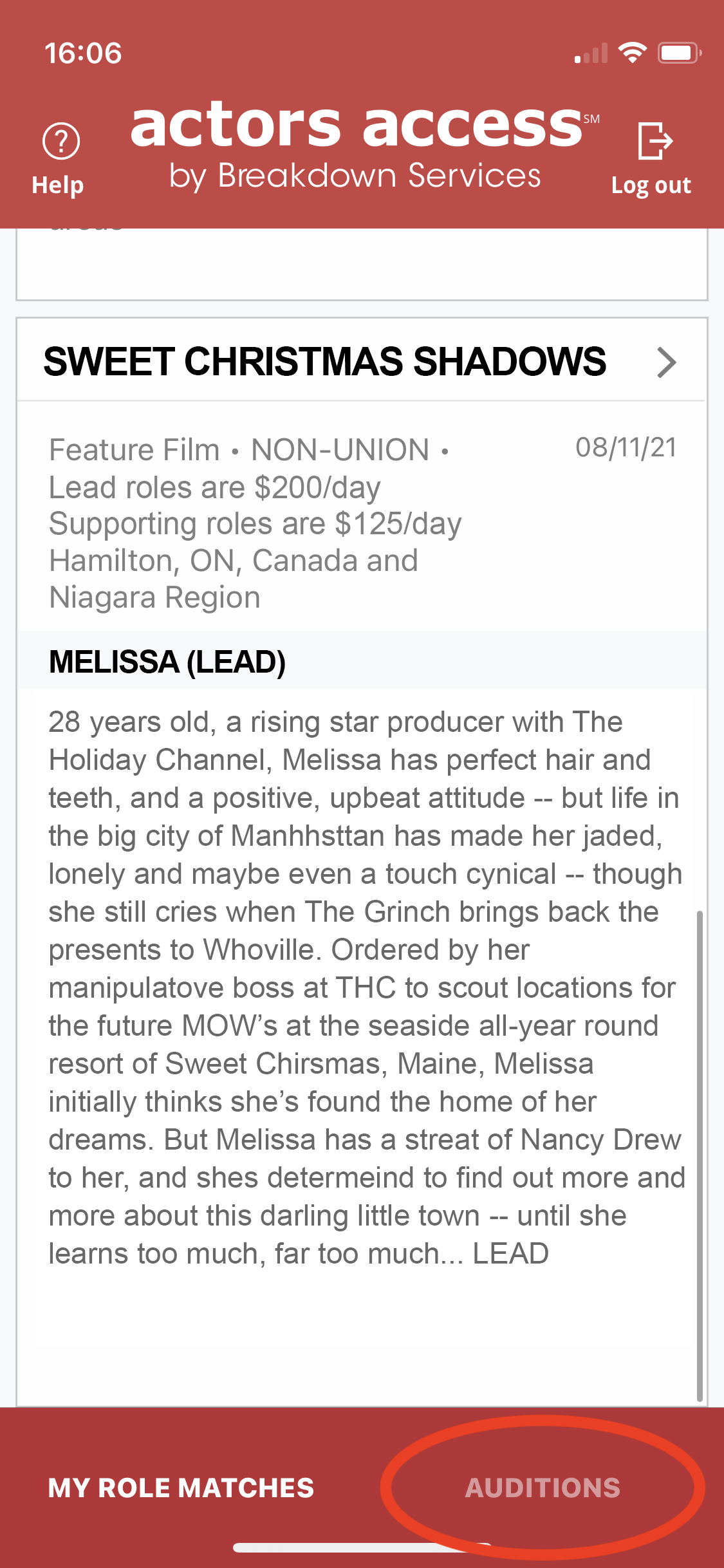 ACTORS How to Navigate the Actors Access App for iOS Breakdown Express / Actors Access Solutions