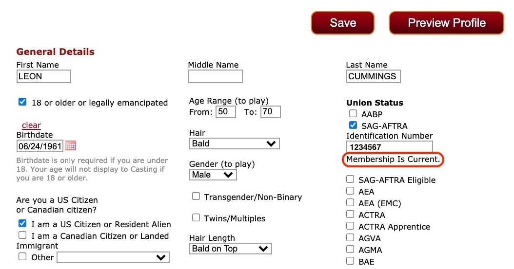ACTORS All About Actors Access Plus Breakdown Express / Actors Access Solutions