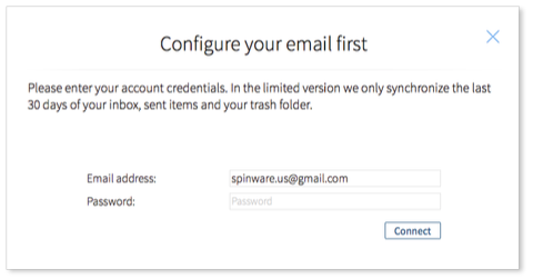 Email configuration