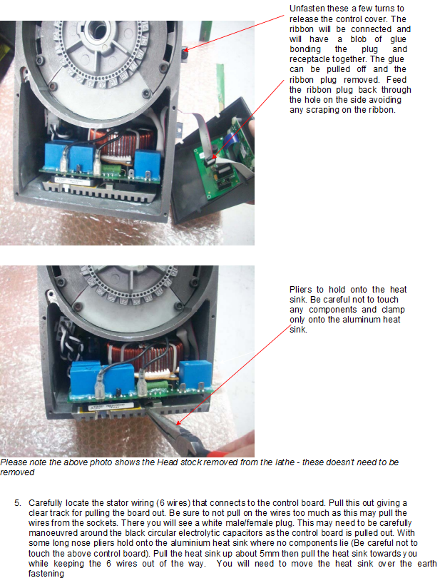Changing the Control Board on a NOVA DVR XP lathe Teknatool International