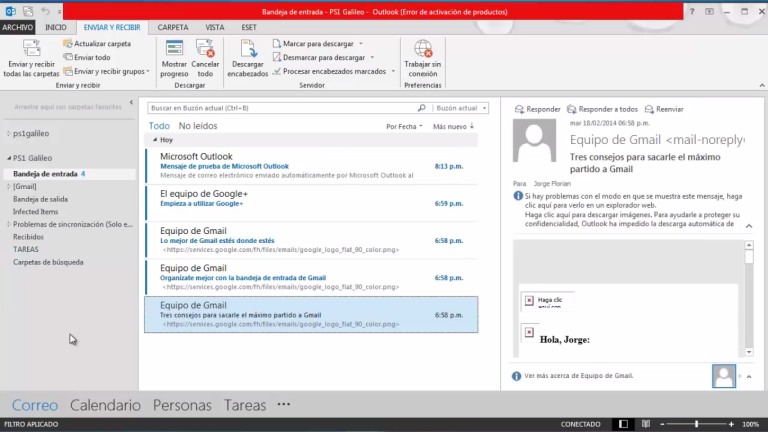 Configurar Gmail En Outlook 2013 En 5 Minutos Hns Mesa De Ayuda