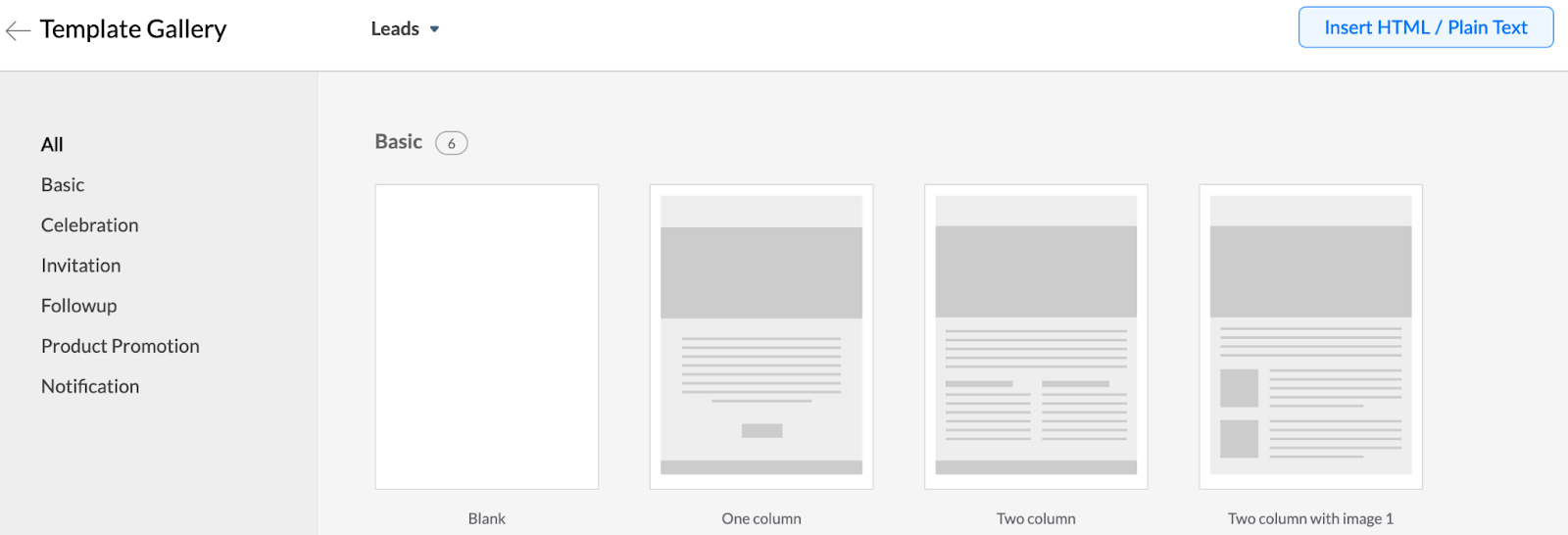 Create video templates and send to multiple leads/contacts from Zoho CRM :  Customer Support