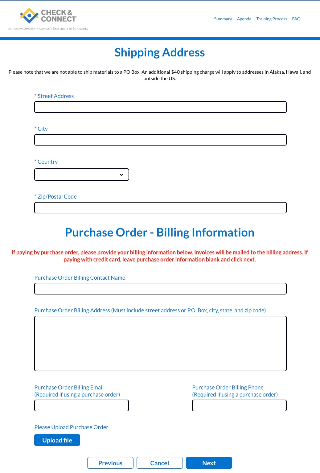 Shipping Address