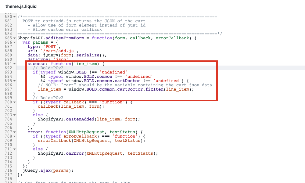 Paste the code after