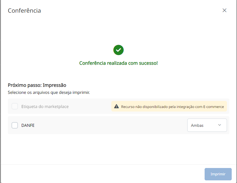 Erro de Impressão de Etiqueta