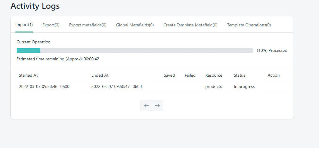 Shopify - Bulk-import