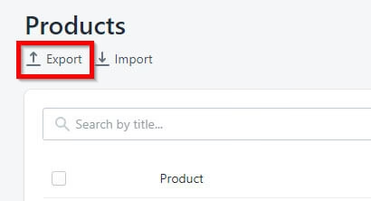 Shopify - Setup Instructions