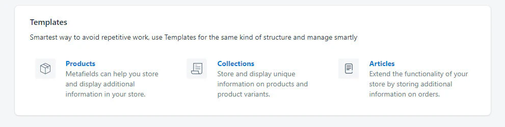 Shopify - Multiple-templates