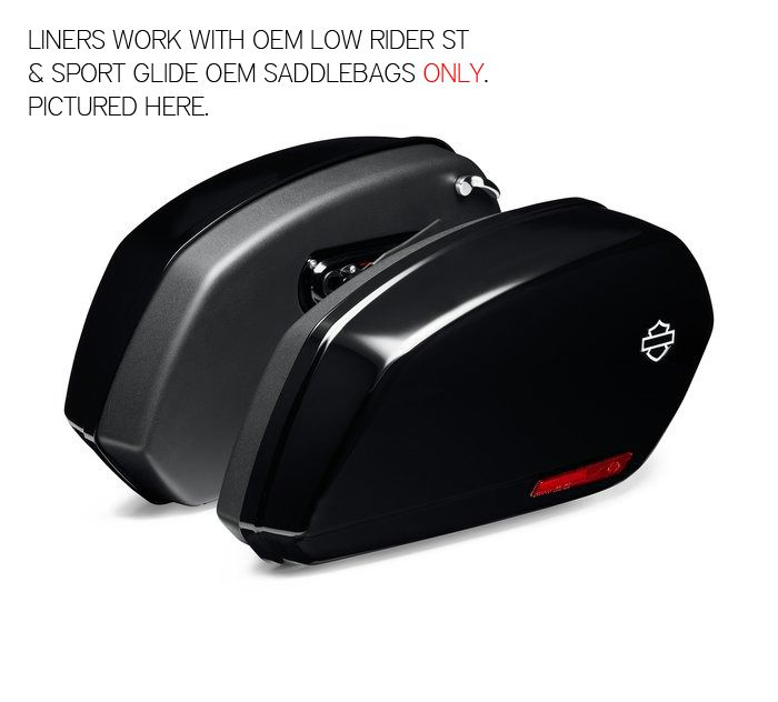 Harley® Low Rider ST / Sport Glide Saddlebag in Black