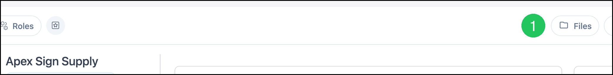 Vendor Files button