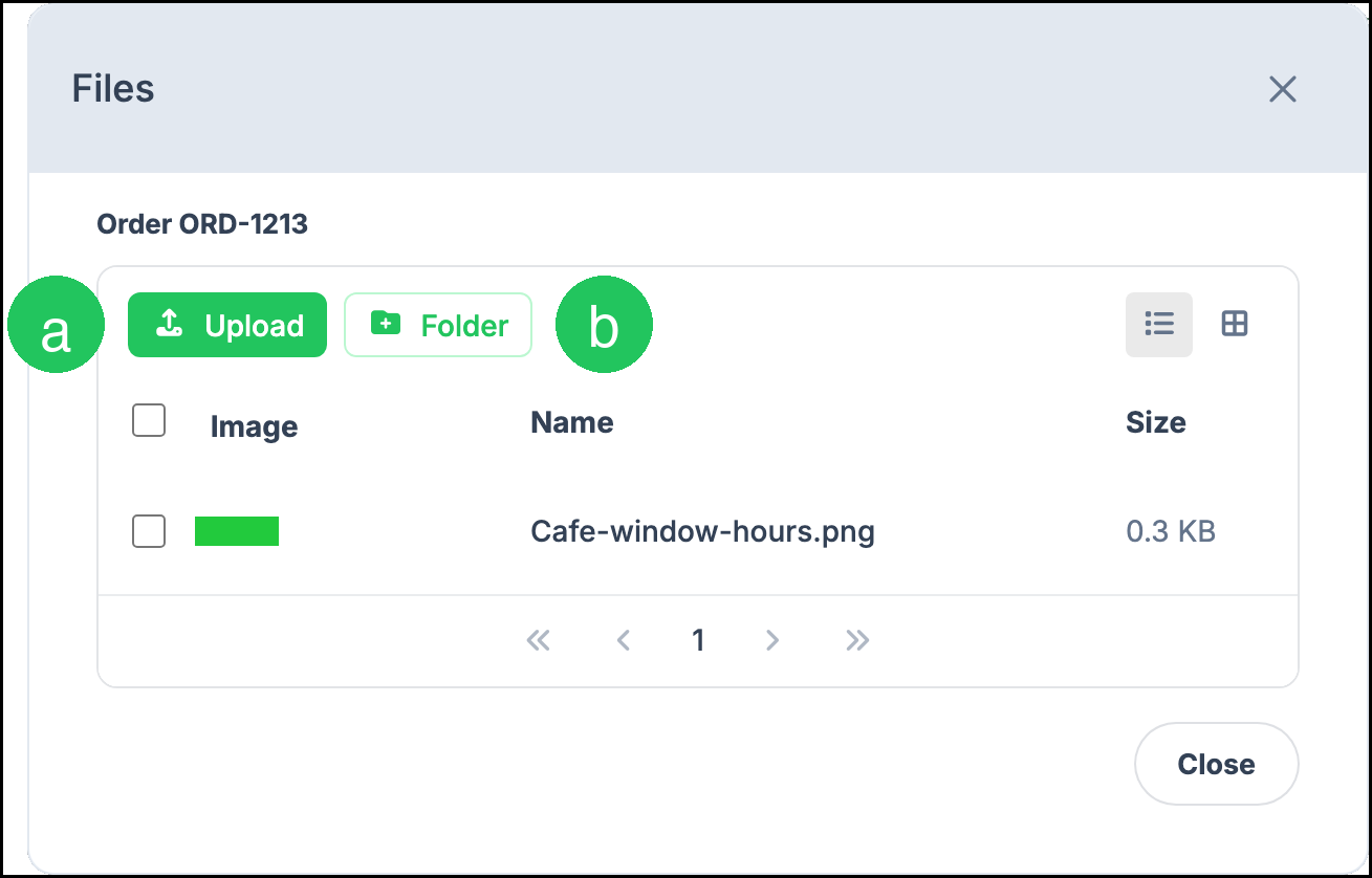 Files window