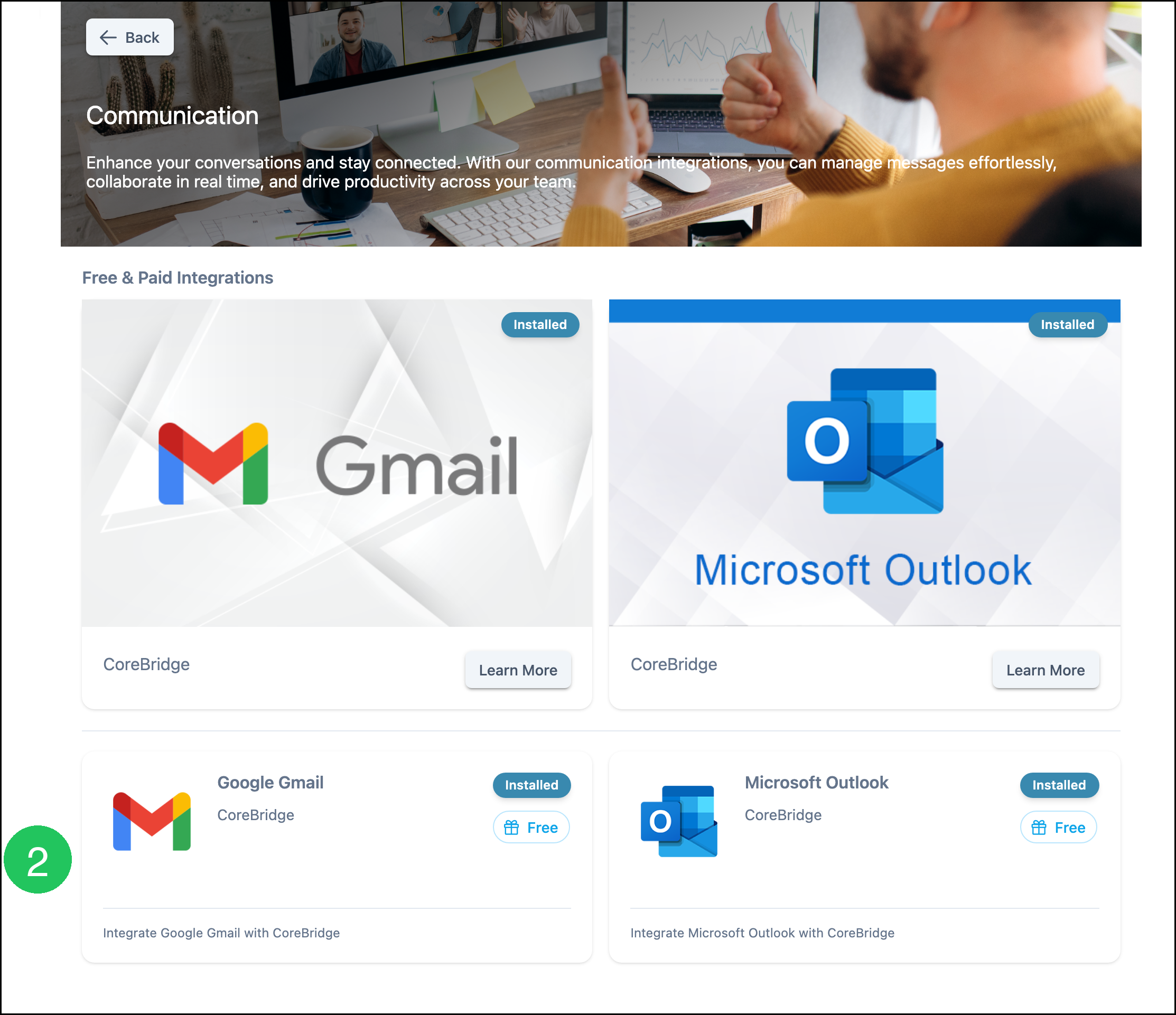 Google Gmail and Microsoft Outlook