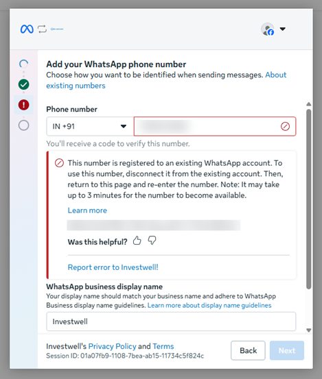 Title: Meta blocks a number that is already on WhatsApp - Description: Meta blocks a number that is already on WhatsApp