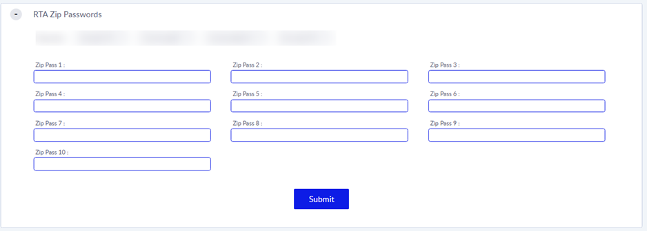 Title: RTA Zip Passwords - Description: RTA Zip Passwords
