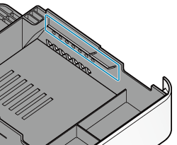 There are only 2 left/right ribs which can secure dividers