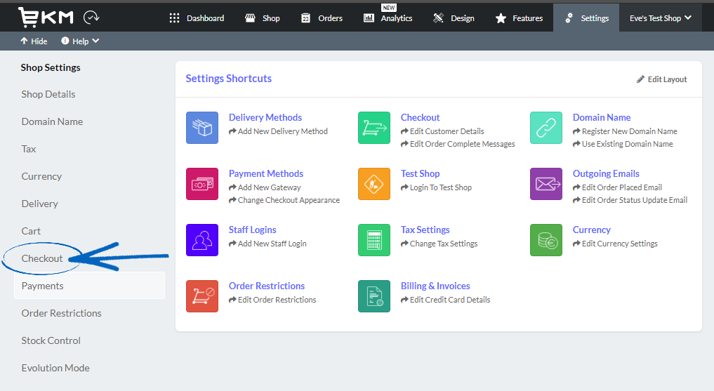Holiday Settings on the Order Summary Page EKM