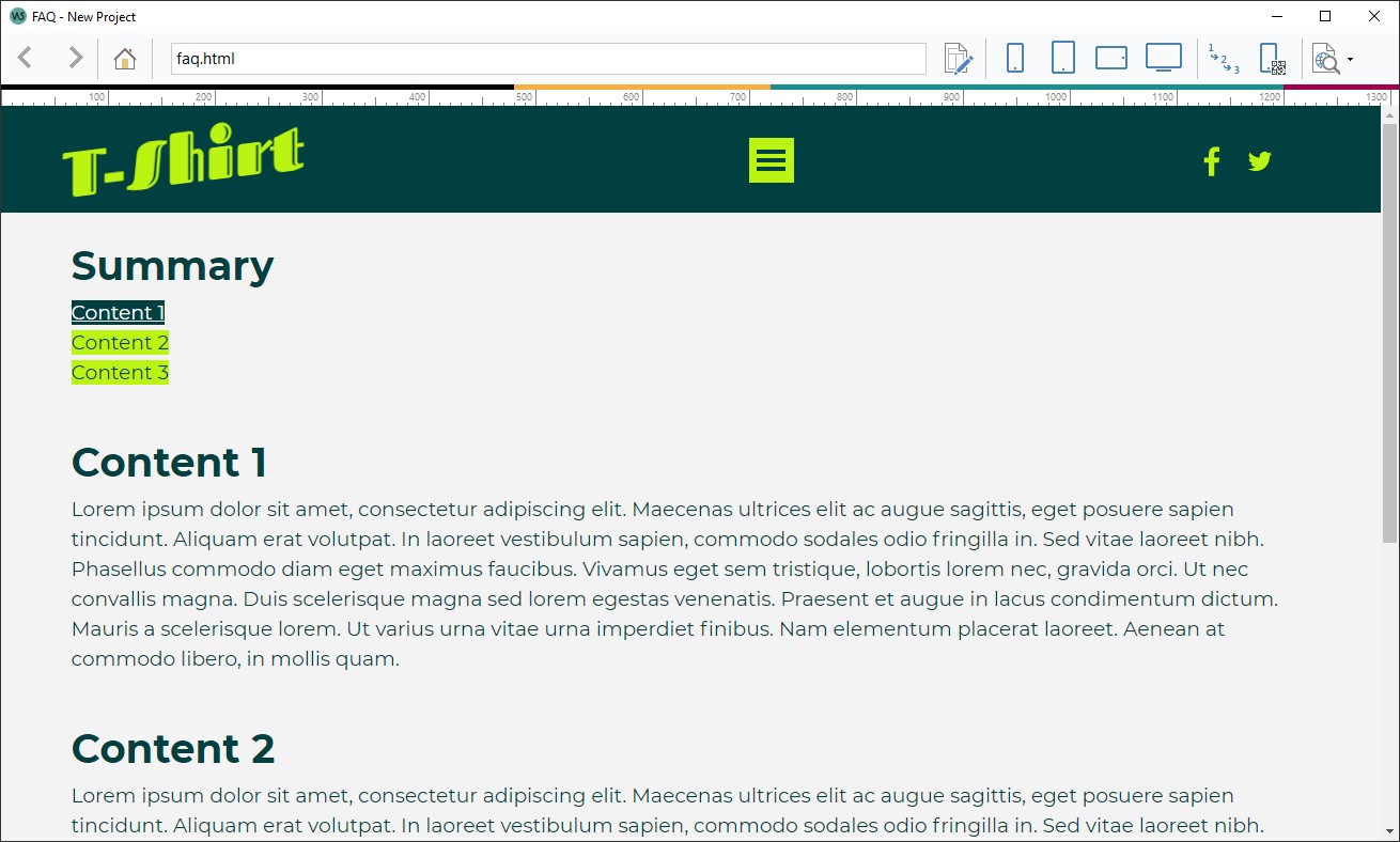 So stellen Sie einen Link auf einem Anker ein : WebSite X5 Guide
