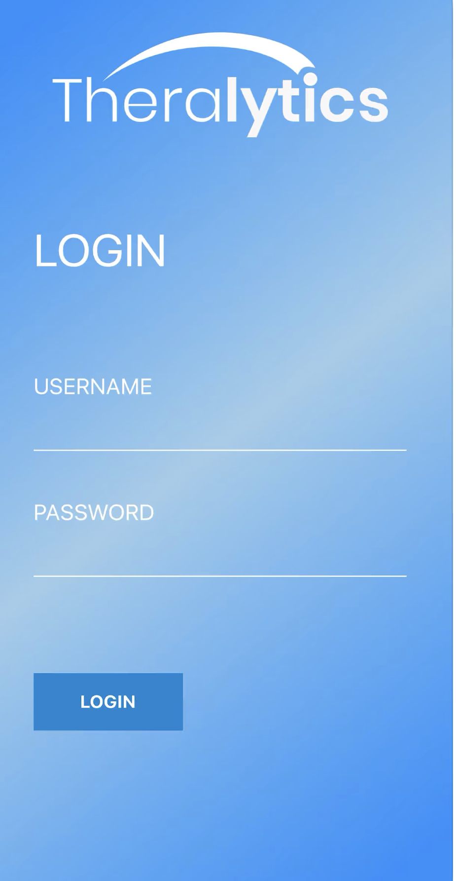 How Do I Login On The Mobile App Theralytics How Do I Login On The Mobile App Theralytics