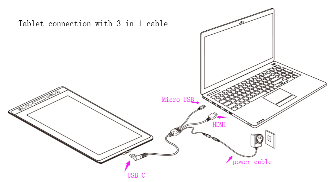 "No Signal" "Power Saving" HUION