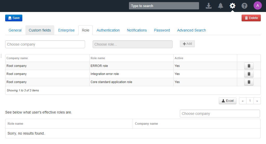 Roles on Root company