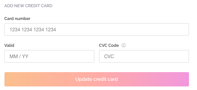 How do I update my credit card? : RSS.com Knowledge Base
