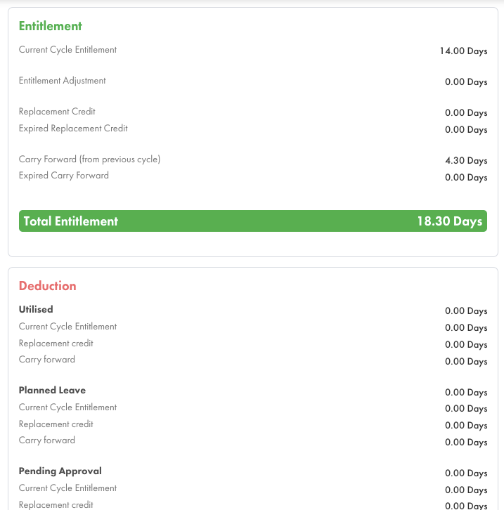 How to view and check employee's leave balance
