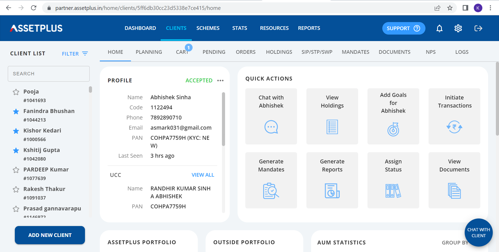 How to use the dashboard? Partner Helpdesk