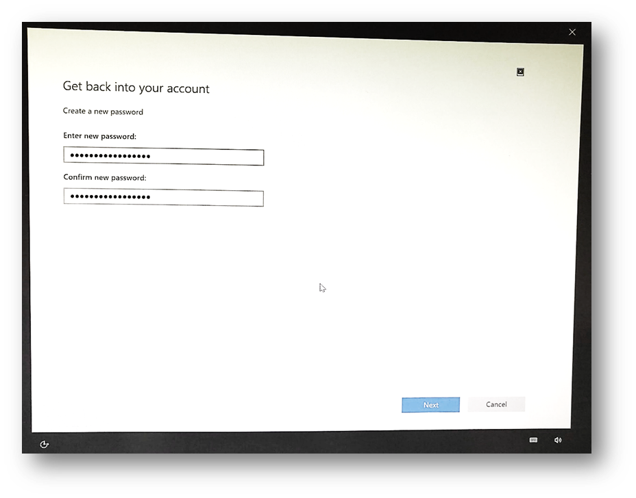 Self Service Password Reset MKS Helpdesk