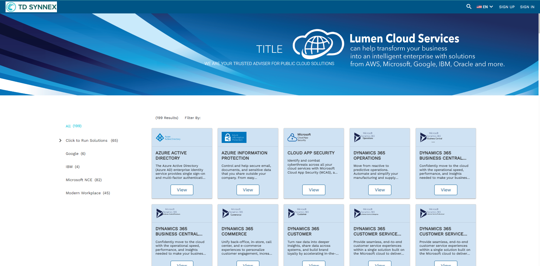 Settings: Customizing the Customer Storefront : TD SYNNEX StreamOne Ion