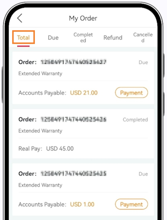 Une capture d'écran d'un téléphone 
Description générée automatiquement