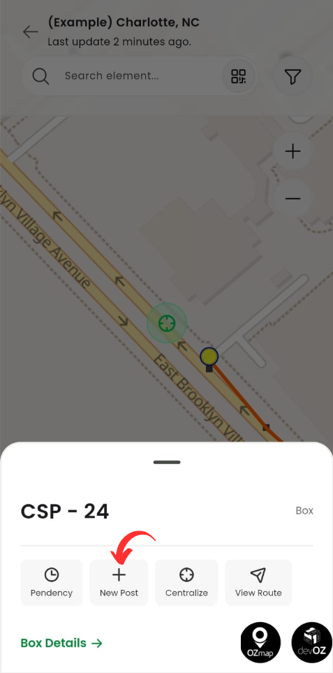 Creating posts at a enclosure